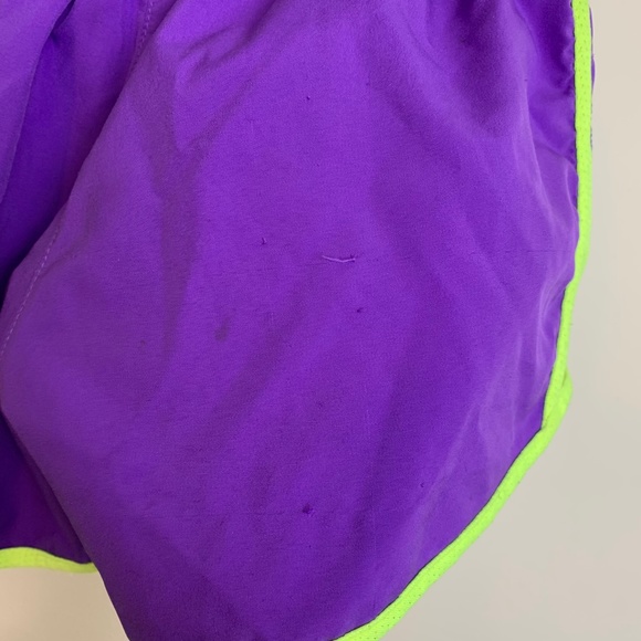 Nike Dri-Fit Purple & Yellow Athletic Shorts - Picture 9 of 9